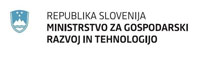 Ministrstvo za gospodarski razvoj in tehnologijo Republike Slovenije logo