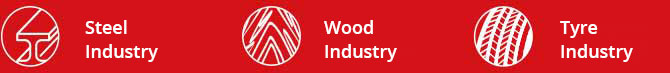 Wood industry, Steel industry, Tyre industry